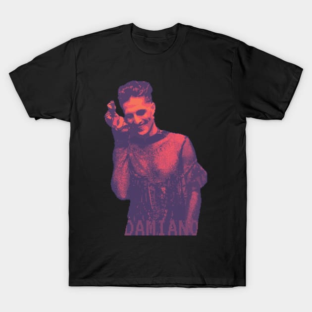 Maneskin Måneskin Damiano David T-Shirt by BleizerShtorn